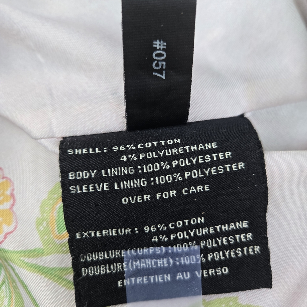 Cole Haan Vintage Green Trench Coat – Size 8 - Picture 6 of 7